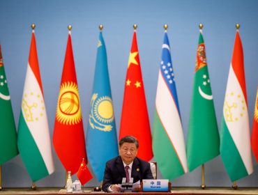Chinese President Xi Jinping speaks at the round table during the China-Central Asia Summit in Xi'an, Shaanxi province, China, 19 May 2023.    MARK CRISTINO/Pool via REUTERS